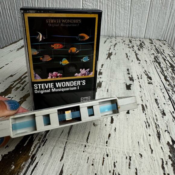Stevie Wonder's Original Musiquarium 1977 Tamia Cassette Tape Blues Pop Soul Vtg - Picture 6 of 6